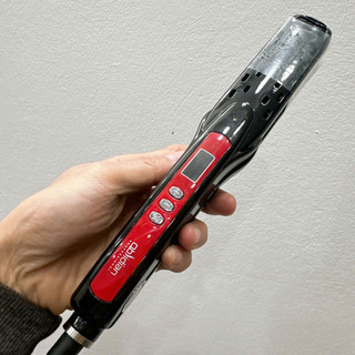 Máy là  tóc bản thẳng SAHALA OBSIDIAN cao cấp đỏ đen