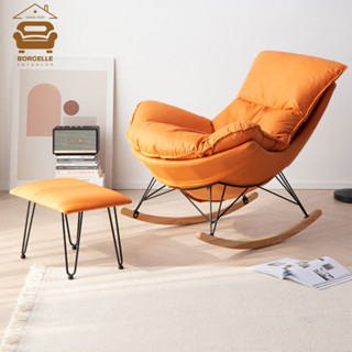 Ghế Bập Bênh Thư Giãn, Ghế Sofa Bập Bênh Đọc Sách, Ghế Lười Bập Bênh Cao CấpTặng Kèm Đôn Gác Chân