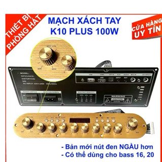 Mạch loa xách tay K1000, K10 plus phiên bản nút đen cực ngầu, mạch loa k10 nâng cấp