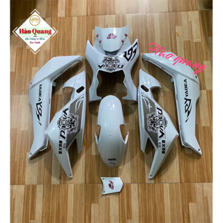 Bộ nhựa 8 món xe điện Xmen kèm tem hổ chuẩn trung (tặng ốc dàn áo +4 ốc màu mặt nạ)