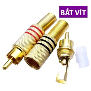Jack Hoa Sen Mạ Vàng Âm Thanh AV RCA 339