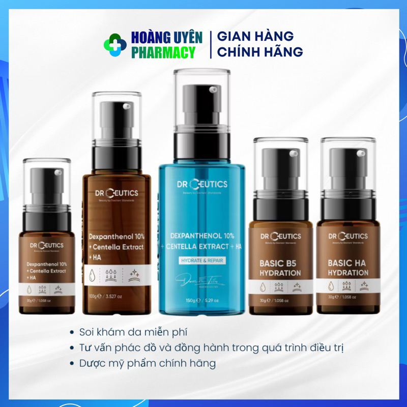 Serum dưỡng ẩm Drceutics HA B5 Centella/ HA NMF