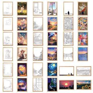 [ 9 Mẫu Tranh Đèn Led Anime ] Tranh Đèn Led decor Trang Trí Hình Bóng Sáng Tạo V2 .