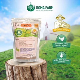 Trà lá Ổi túi lọc Roma Farm - Hỗ trợ chứng tiêu chảy, giảm cholesteron xấu, Giảm mụn trứng cá - 90 túi x 2g