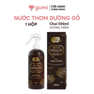 Nước lau bàn thờ thơm dưỡng gỗ hương trầm Gumi Clean dùng lau ban thờ thành phần tự nhiên, làm sạch dưỡng gỗ