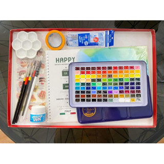 108 full mã màu nước Holbein hạng họa sĩ chuyên nghiệp Pocket Holbein Nhật Bản tuỳ chọn