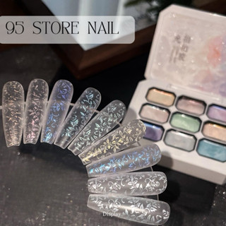 set Gel dặm in khuôn gấm , dặm ombre lụa satin ANNIES - gel dặm ánh trai làm nail gấm và dặm ombre