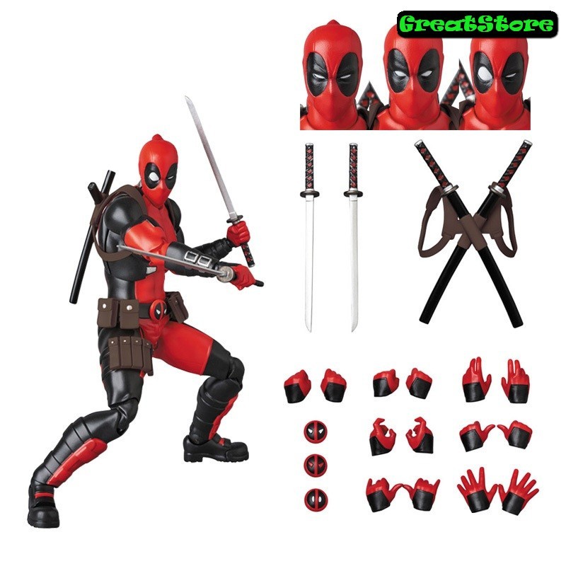 [ Sẵn ] Mô hình Deadpool EX version MAF 082 Action Figure 15 cm