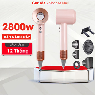 Máy Sấy Tóc ion âm GARUDA 3 Chế Độ Gió 3 Mức Nhiệt Công Suất 2800W, Nóng Lạnh 2 Chiều Chăm Sóc Tóc, Bảo Hành 12 Tháng