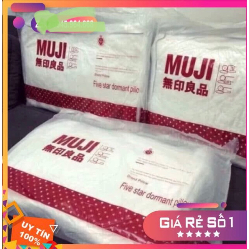 1 đôi (2 chiếc) gối Muji xuất nhật