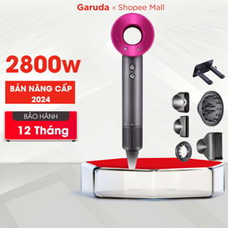 Máy sấy tóc chính hãng garuda cao cấp công suất 2800w có ion âm 3 cấp độ gió 3 cấp độ nhiệt nhựa pp chống cháy 