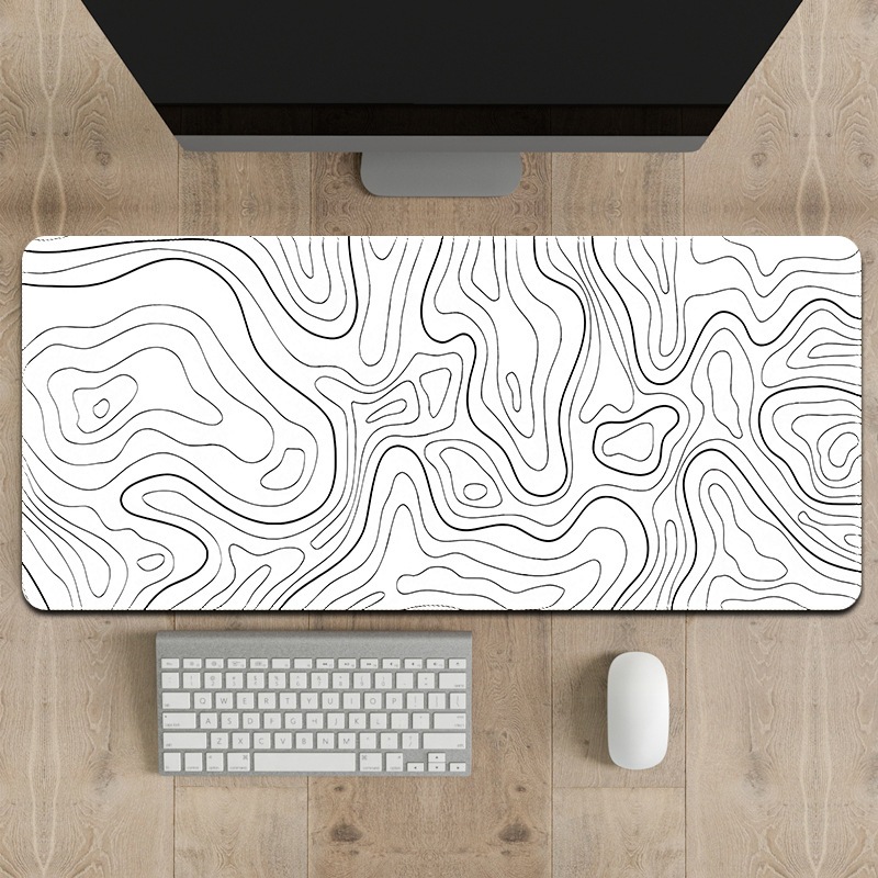 Lót chuột họa tiết Topography minimalist MP002 dày 3mm chống trơn trượt lót chuột máy tính 800x300mm 900x400mm DoDo Gear | BigBuy360 - bigbuy360.vn