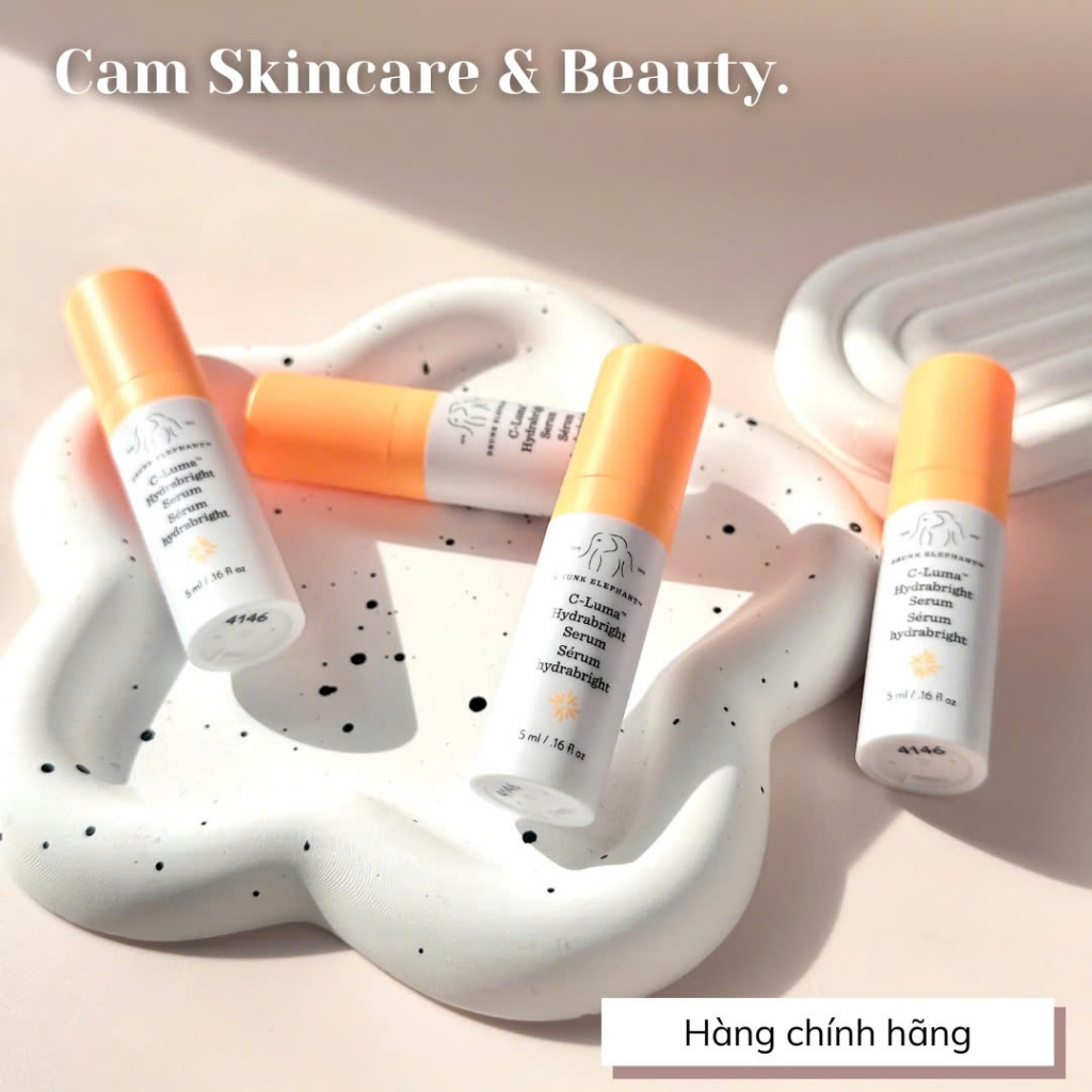 Tinh chất dưỡng Drunk Elephant C-Luma Hydrabright Gentle Hydrating Vitamin C Serum 5ml