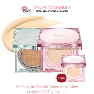   Kèm Lõi  Phấn Nước Clio Kill Cover Mesh Glow Skin Fixer Cushion SPF50+ PA++++ 