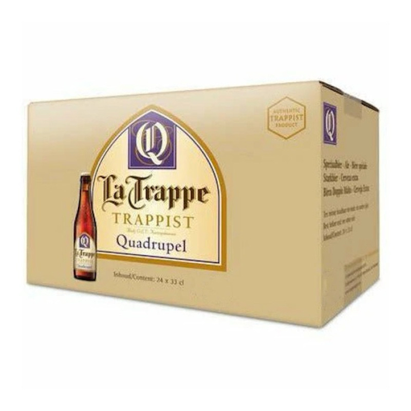 Bia La Trappe Trappist Quadrupel 10% - Hà Lan - 1 thùng 24 chai 330ml