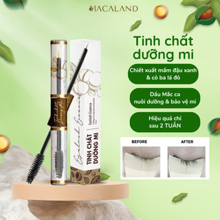 Tinh chất dưỡng mi dài cong chỉ sau 2 TUẦN 5ml/10ml MACALAND từ Mầm Đậu Xanh, Dầu Mắc Ca, Cỏ Ba Lá Đỏ