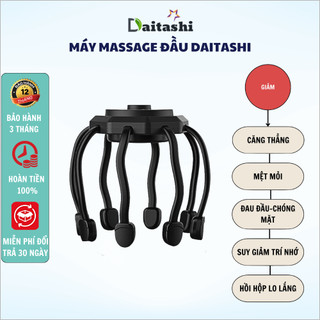  Máy massage đầu DAITASHI LM-080 mát xa 4 chế độ giảm mệt mỏi căng thẳng giúp ngủ ngon 