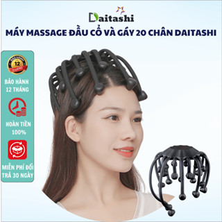 Máy massage đầu cao cấp 20 chân DAITASHI TB-2022C6, mát xa đèn hồng ngoại,bluetooth giúp giảm đau thư giãn giảm stress