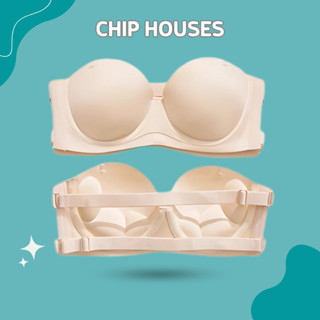Áo Lót Su Nâng Ngực Không Dây Đệm Dày Tạo Khe Gợi Cảm, Áo Cup Ngực Hở Lưng, Áo Dán Ngực Không Gọng Đệm Dày 2Cm AN 018