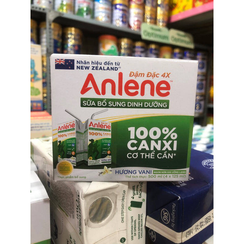 Sua Anlene Pha Sẵn thùng 48 hộp hương vani