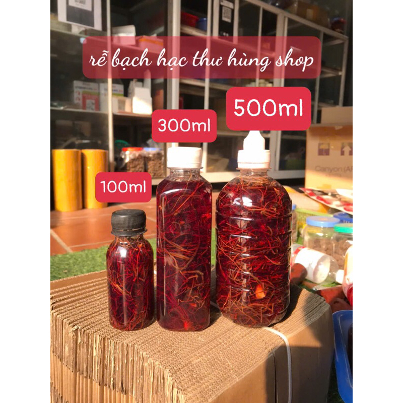 rễ bạch hạc chữa mốc, lác gà chọi ngâm sẵn 100ml-300ml-500ml ( ngâm từ rễ khô già ngâm cồn y tế 90 độ không hại da gà)