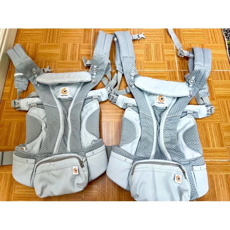 Địu cho bé Ergobaby Omni Breeze màu xám