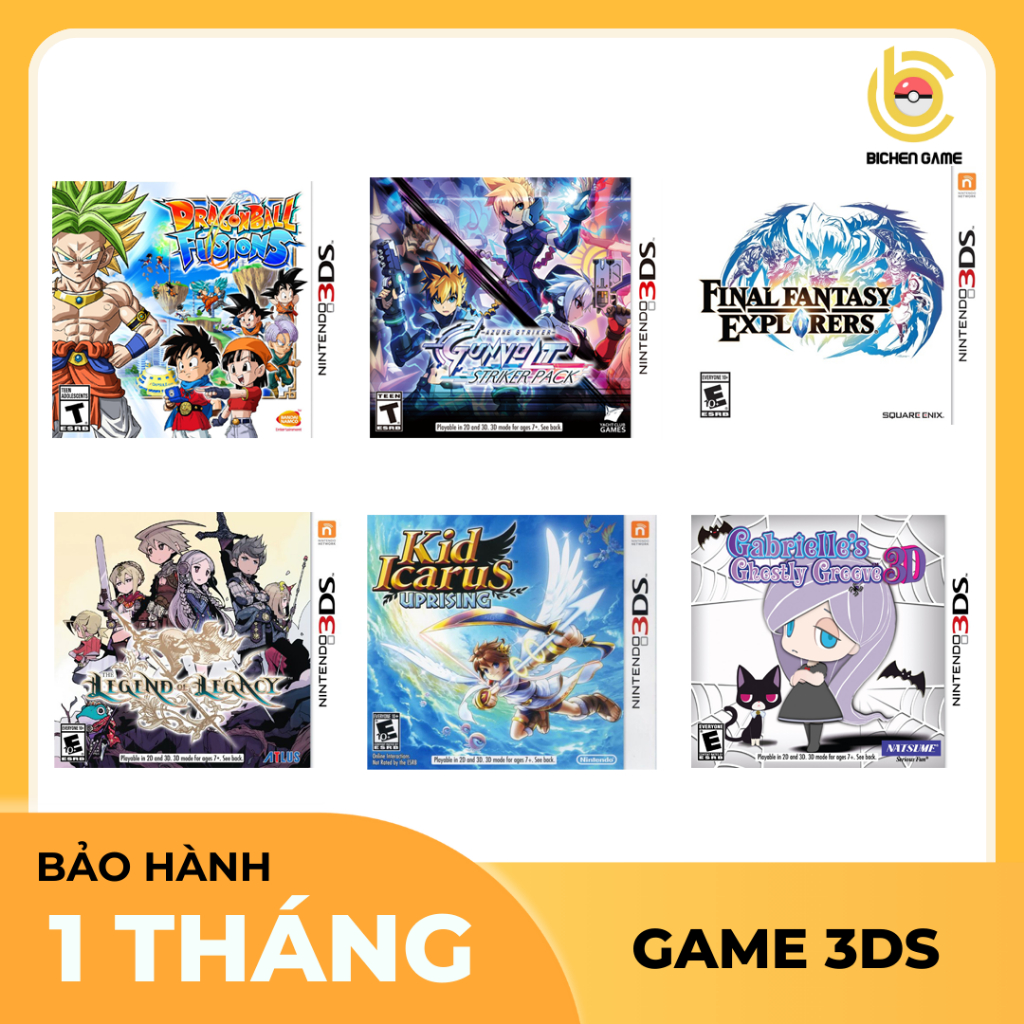 Game Nintendo 3DS HOT cực hay
