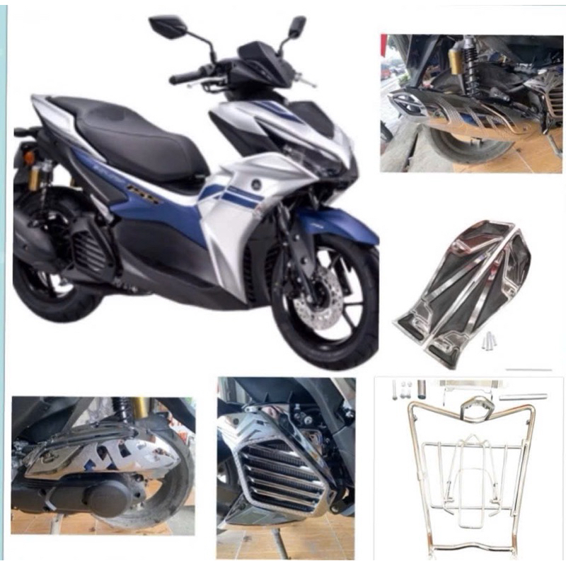 ốp trang trí,bảo vệ nvx 155 năm 2025-2021 crom