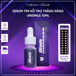 Serum Trắng Răng Unismile, Hỗ Trợ Cải Thiện Vết Ố Vàng Răng, Làm Sạch Mảng Bám Trên Răng Unikare 10ml