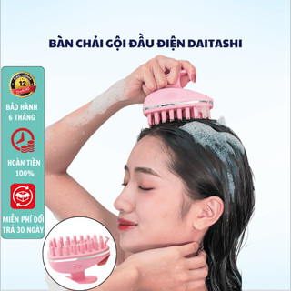 Lược điện gội đầu DAITASHI HS-20331 silicon máy gội đầu tự động massage da đầu làm sạch gầu giảm rụng tóc 