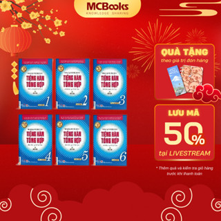 Sách Tiếng Hàn Tổng Hợp Dành Cho Người Việt Nam Tập 1-6 Bản Màu MCBooks