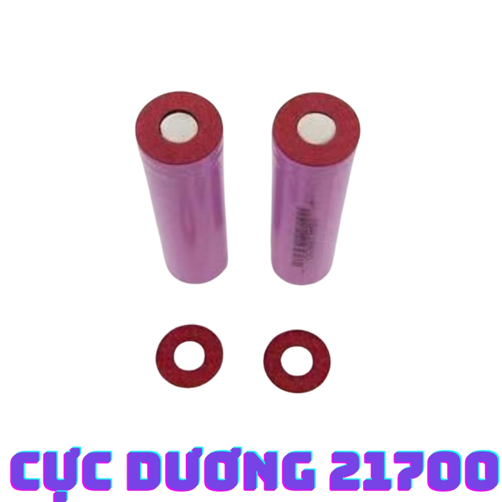 Miếng giấy dán cực dương 1 cell 21700 siêu dính bảo vệ đầu pin 50 miếng 1 tờ