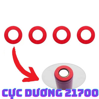 Miếng giấy dán cực dương 1 cell 21700 siêu dính bảo vệ đầu pin 50 miếng 1 tờ