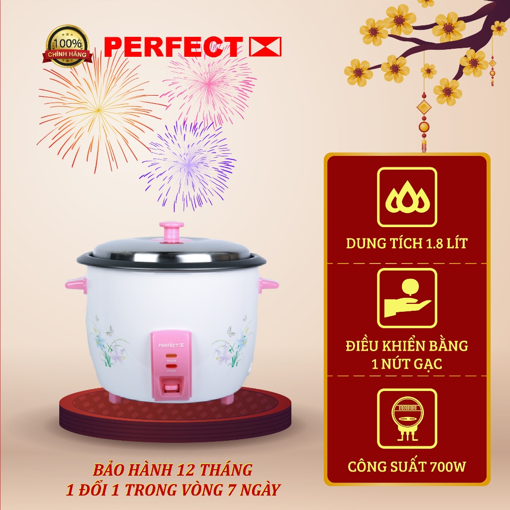Nồi cơm điện Perfect PF-CR18