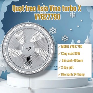 QUẠT TREO ASIA TURBO X 80W XÁM VY627790