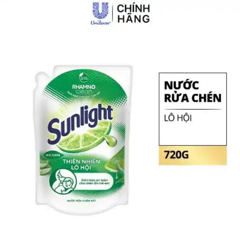 Nước rửa chén Sunlight thiên nhiên 720ml.