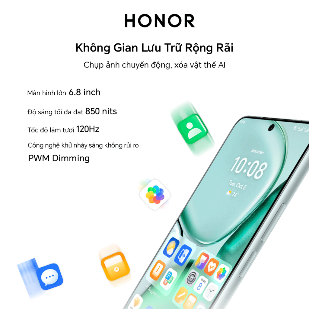 Điện thoại Honor X9c Smart 5G 12GB + 256GB| Pin 5800mAh, Camera 108MP | Bảo hành 18 Tháng | BigBuy360 - bigbuy360.vn