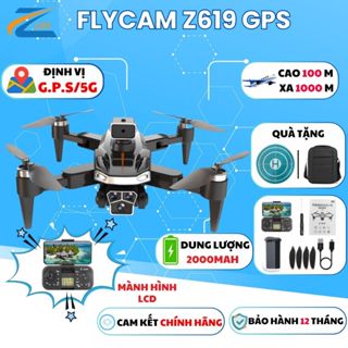 Flycam Zlife Z619 Pro, Máy Bay Camera Full HD Quay Phim Chụp Ảnh, Định Vị GPS Quay Về Khi Hết Pin