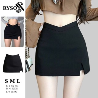 Chân váy cony xẻ đùi có khoá kéo RYSO FASHION, chữ A lưng cut v quần giả váy ngắn công sở Ryso Fashion