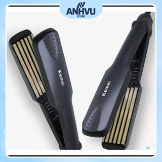 Máy Dập Xù KEMEI 332, Chức Năng Dập Xù, Bấm Xù Kemei 4 Mức Nhiệt