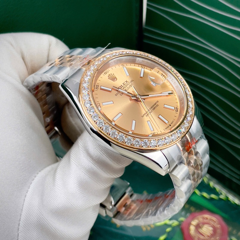 Fullbox Rolex day just cọc đá sawavski - Fullbox 38/41mm. RVW