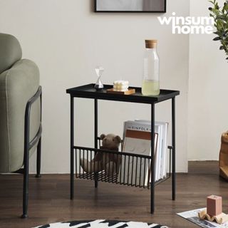 Bàn sofa sắt màu đen