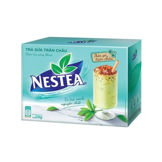 Trà sữa NESTEA trân châu (Hộp 5 gói trả sữa + 5 gói trân châu 210g) HSD T6/2025