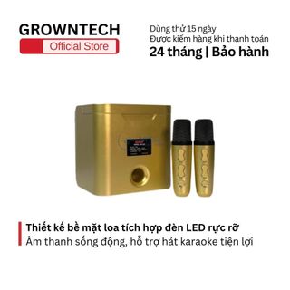  Loa Karaoke Bluetooth SD-508 Kèm 2 Micro bề mặt loa Led RGB hàng chính hãng âm thanh sống động 