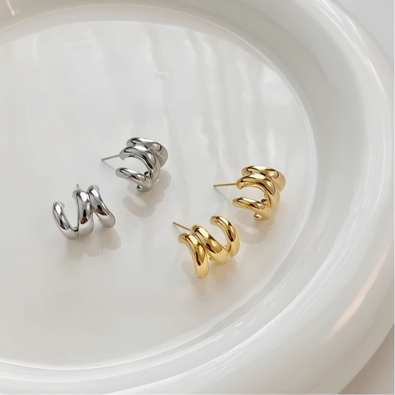 Merci Earrings - Khuyên tai Merci - Bạc 925 | Bạc 925 mạ vàng 18k