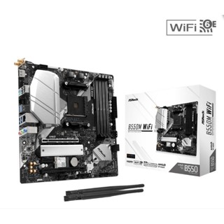 Bo mạch chủ Mainboard Asrock B550m Wifi- (B550m Pro 4 wifi)New box nhập khâủ-BH 36 tháng