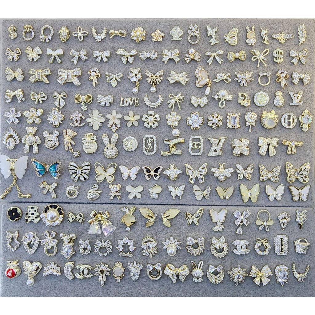 Charm nail cao cấp màu vàng [ giá 1 cái ]