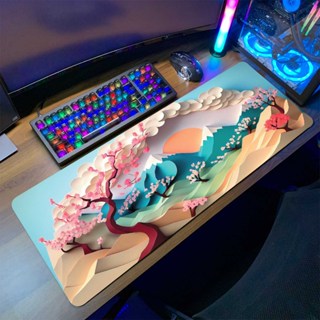 Lót chuột máy tính phiên bản in 4k cực nét, Tấm lót chuột có thể giặt được đế chống trượt cho công việc, chơi game