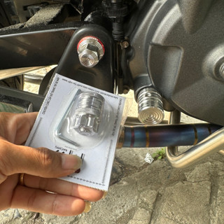 ỐC chụp giò đạp inox 304 kèm lục giác cho tất cả các dòng xe số và tay ga