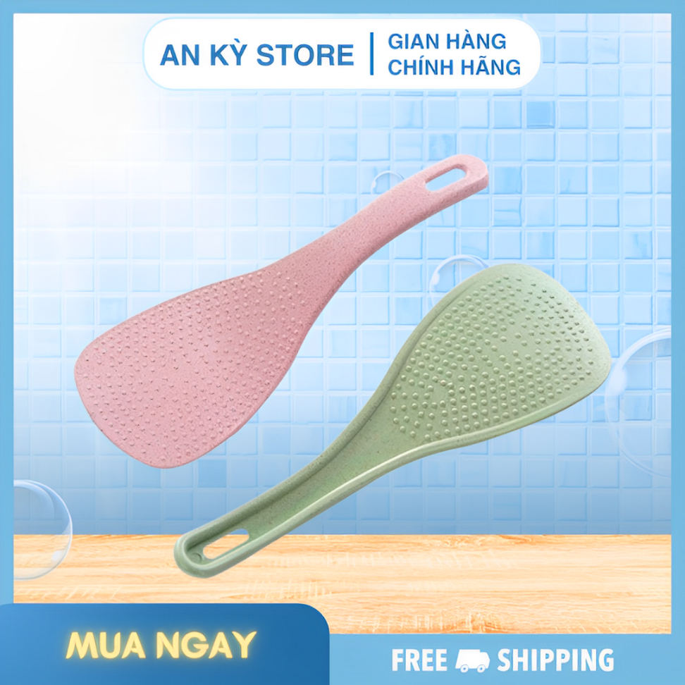 Muỗng Múc Cơm Lúa Mạch Chống Dính